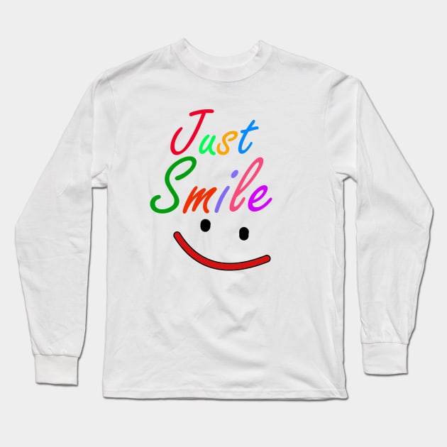 just smile Long Sleeve T-Shirt by sarahnash